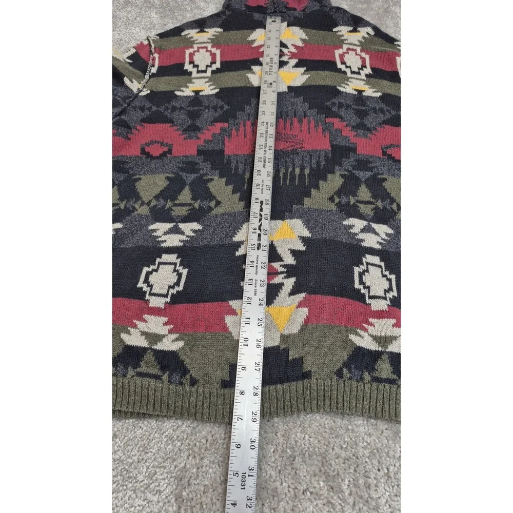 American Eagle Outfitters 100% COTTON Aztec Pullover Hoodie‎ Sweater Mens Large